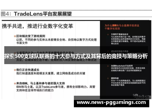 探索500支球队联赛的十大参与方式及其背后的竞技与策略分析